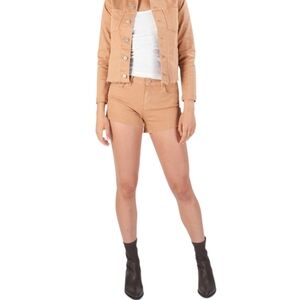 L'agence‎ Audrey Mid-rise Short in Dark Camel Women's Size 25